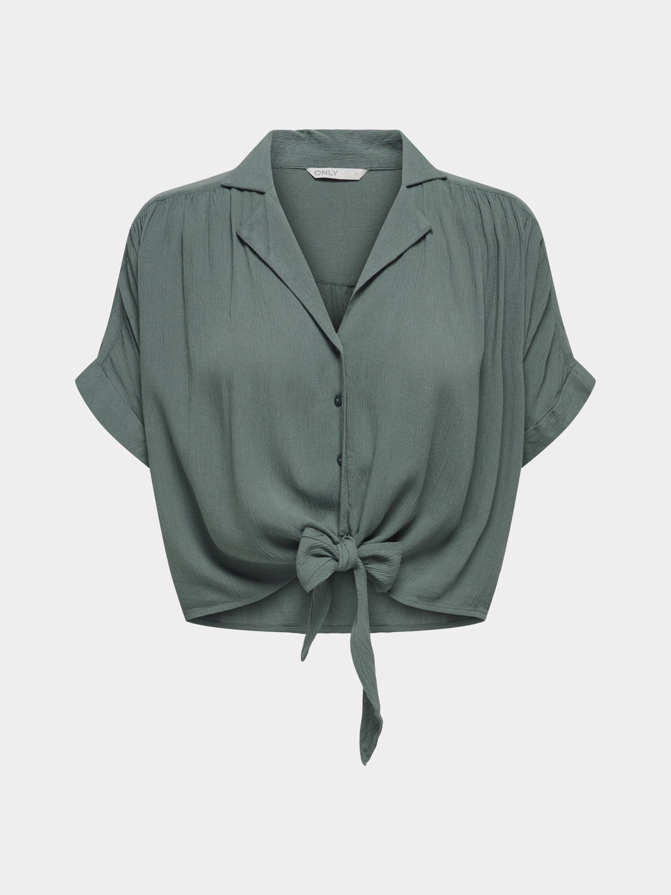 Сорочки Only PAULA LIFE S/S TIE SHIRT модель 15281497_Balsam Green Фото