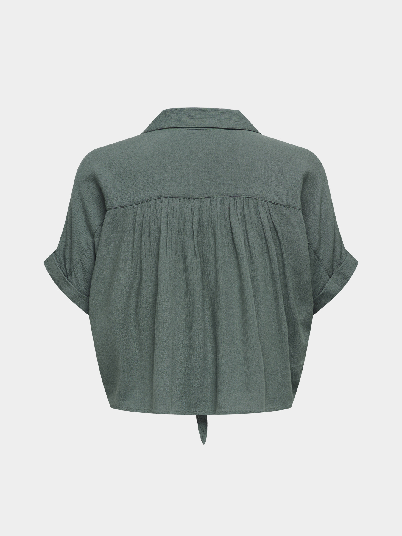 Сорочки Only PAULA LIFE S/S TIE SHIRT модель 15281497_Balsam Green Фото