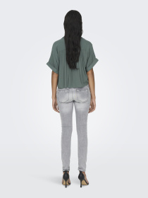 Сорочки Only PAULA LIFE S/S TIE SHIRT модель 15281497_Balsam Green Фото