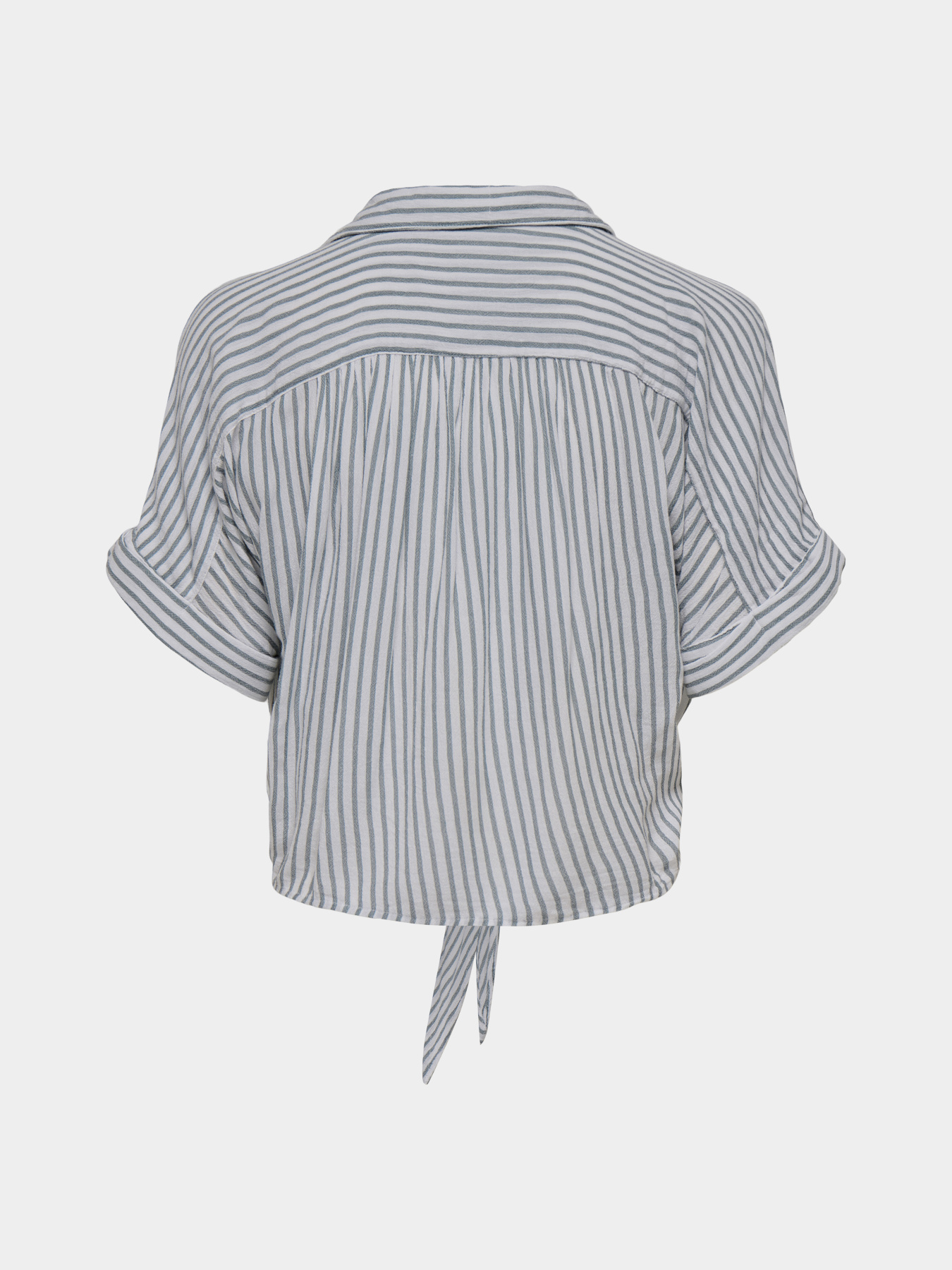 Сорочки Only PAULA LIFE S/S TIE SHIRT модель 15281497_Cloud Dancer BALSAM GREEN Фото