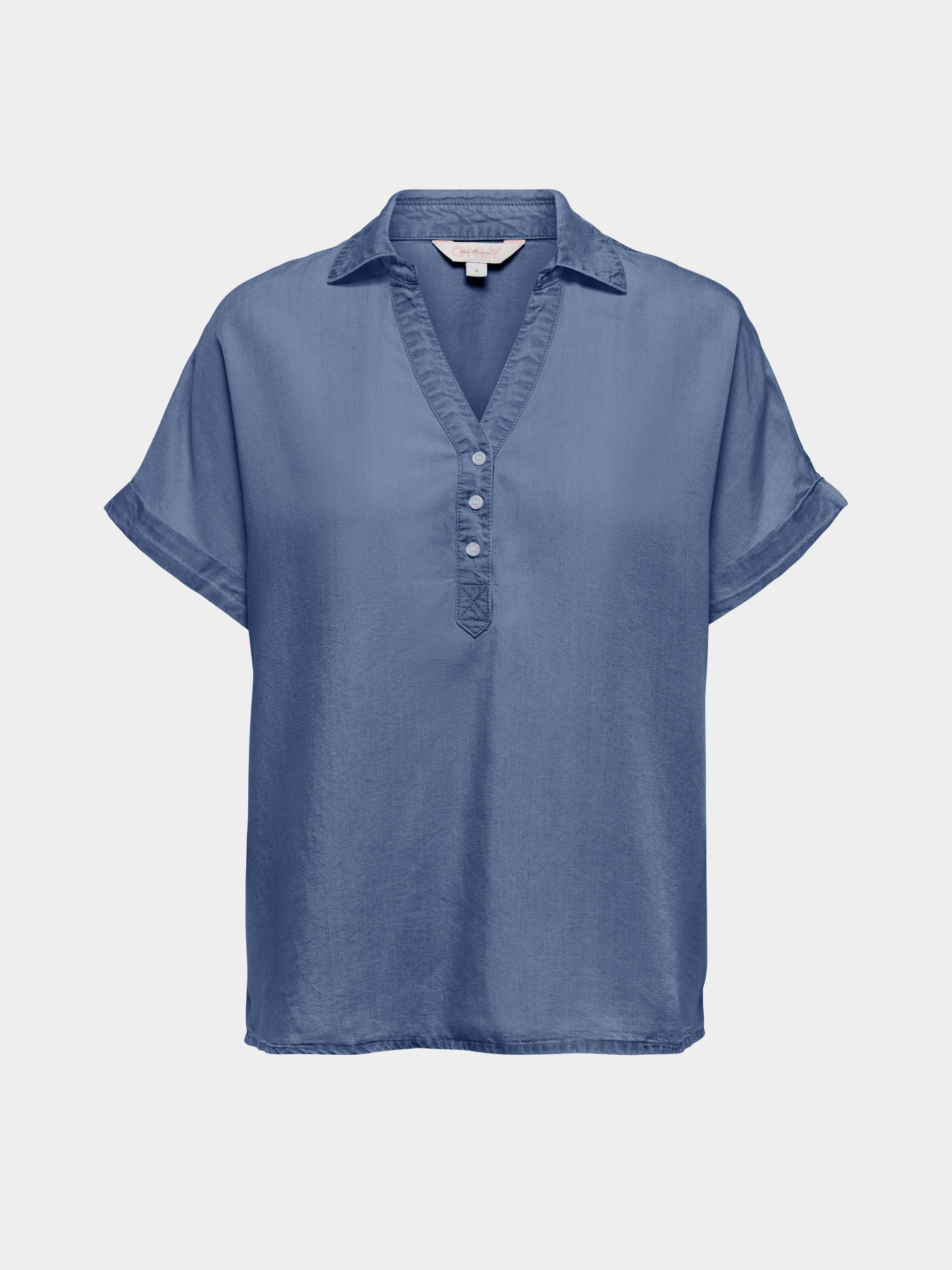 Рубашки Only CHARIS LIFE CAP SLEEVE SHIRT модель 15363976_Medium Blue Denim Фото