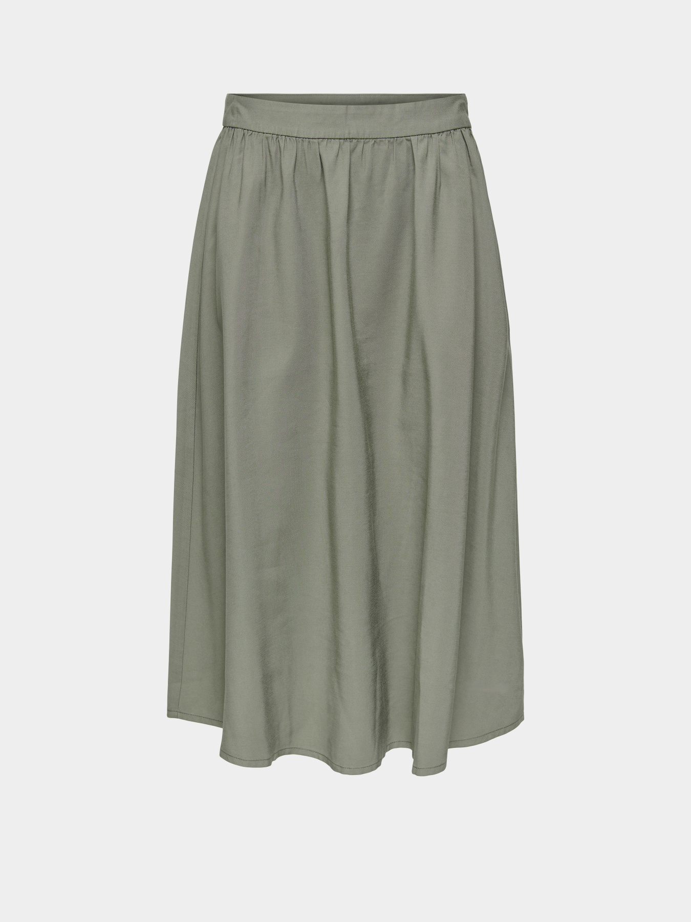 Юбки Only ARIS LIFE PULL UP LONG SKIRT модель 15364190_Smokey Olive Фото