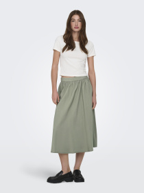 Юбки Only ARIS LIFE PULL UP LONG SKIRT модель 15364190_Smokey Olive Фото