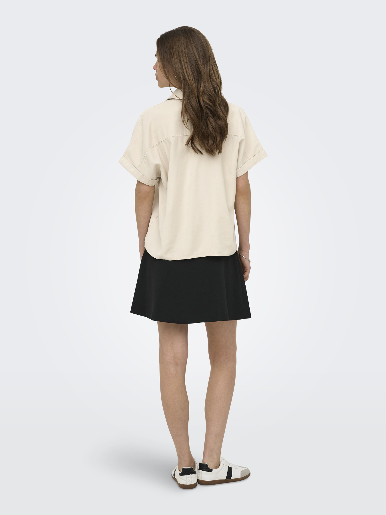 Рубашки Only ARIS LIFE CAP SLEEVE SHIRT модель 15364279_Pumice Stone Фото