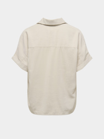 Рубашки Only ARIS LIFE CAP SLEEVE SHIRT модель 15364279_Pumice Stone Фото