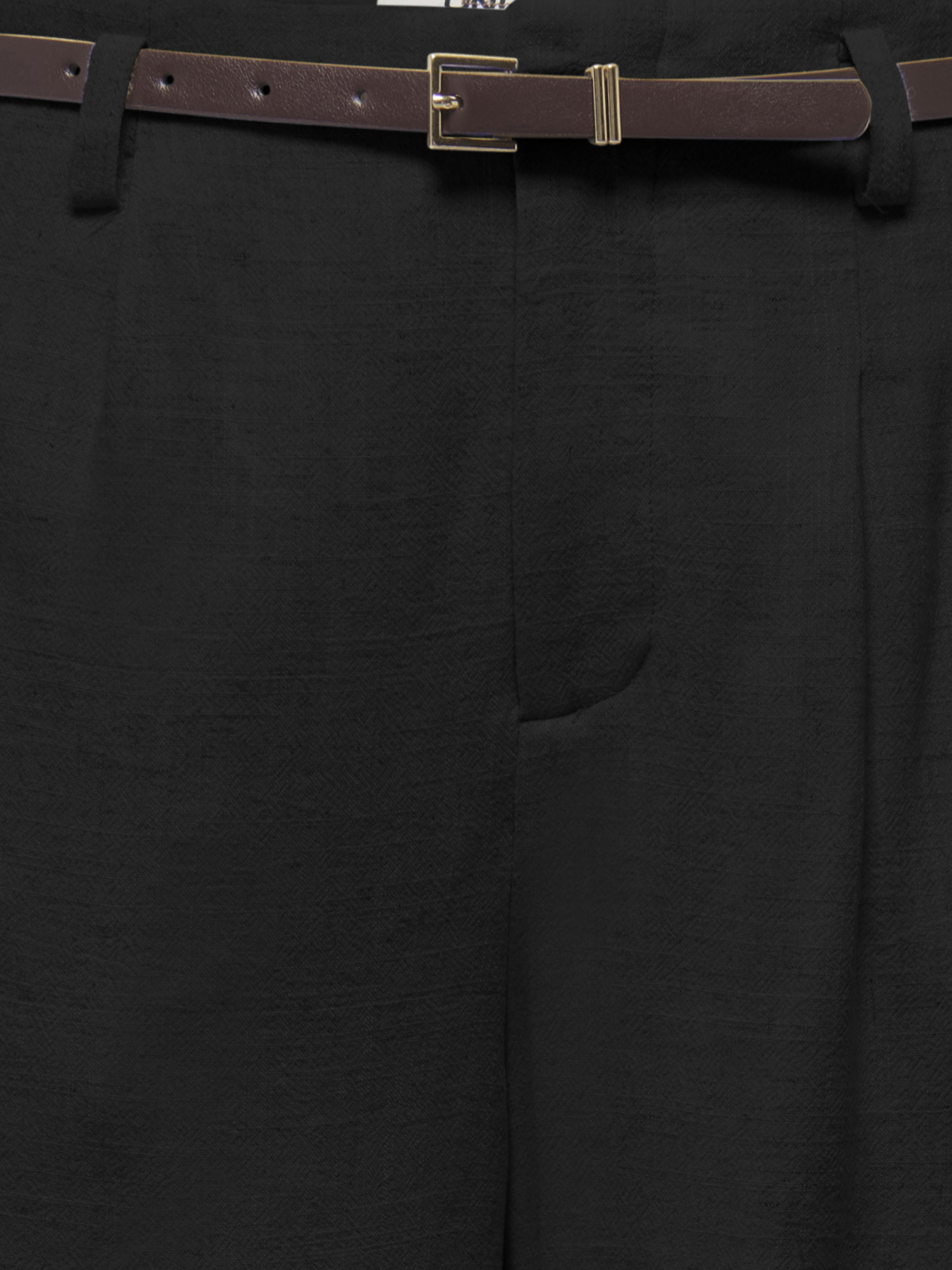 Шорты Only SIESTA HW BELT LIN BL SHORTS модель 15367413_Black Фото