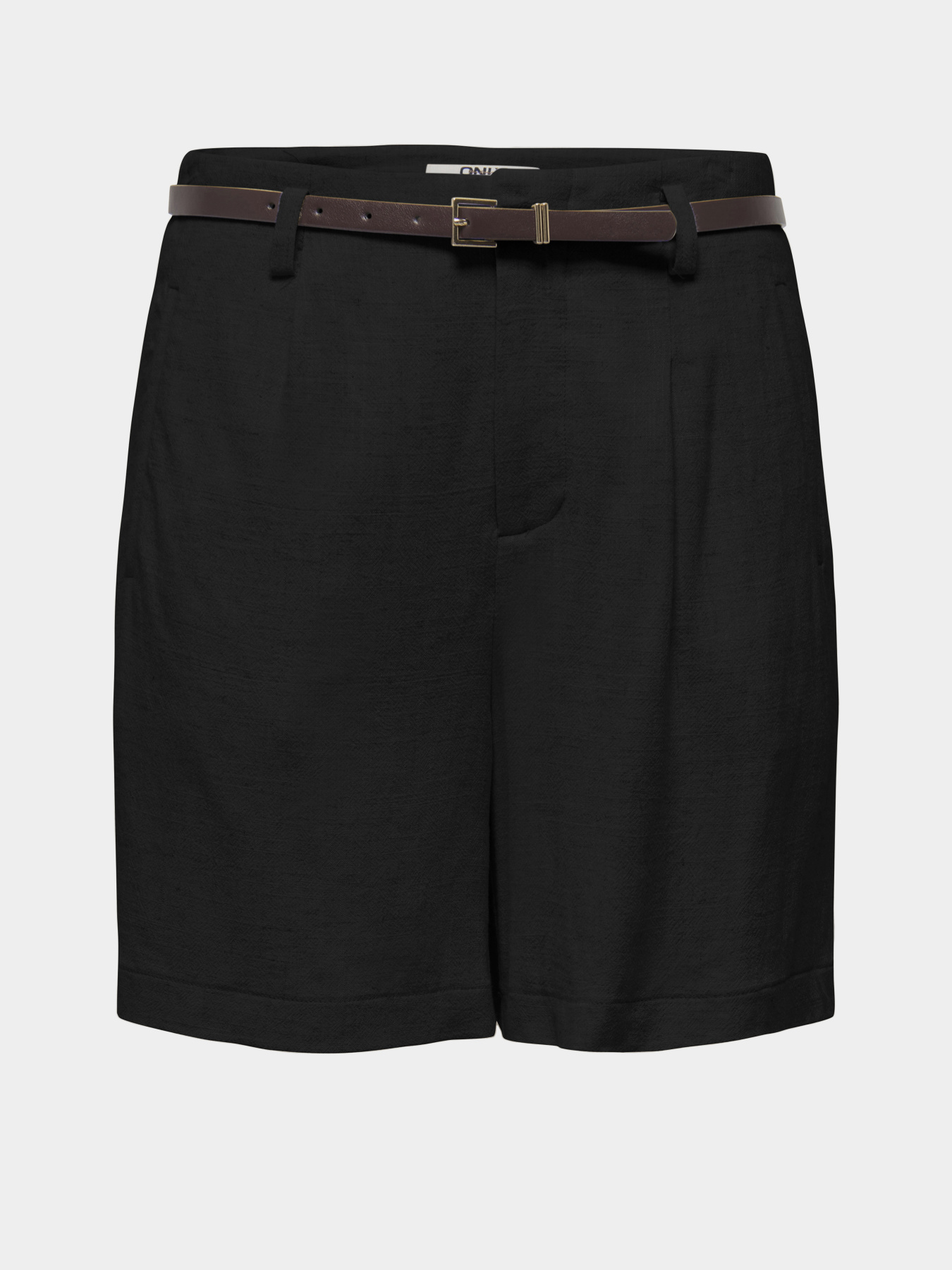 Шорты Only SIESTA HW BELT LIN BL SHORTS модель 15367413_Black Фото