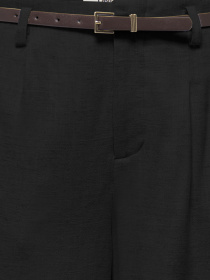 Шорты Only SIESTA HW BELT LIN BL SHORTS модель 15367413_Black Фото