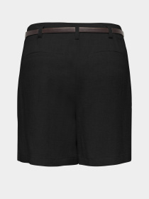 Шорты Only SIESTA HW BELT LIN BL SHORTS модель 15367413_Black Фото