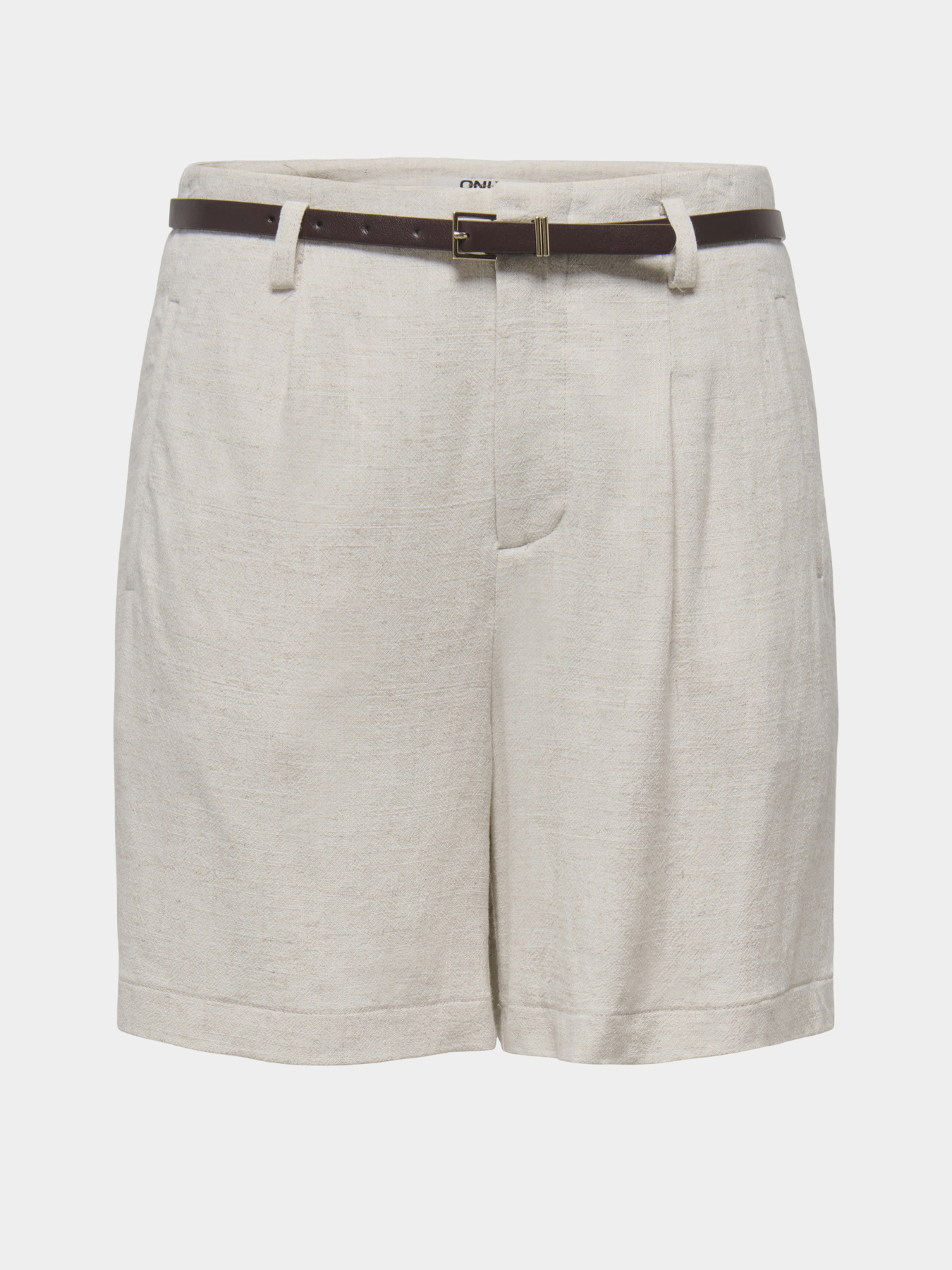 Шорты Only SIESTA HW BELT LIN BL SHORTS модель 15367413_Moonbeam Фото