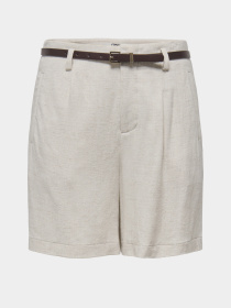 Шорты Only SIESTA HW BELT LIN BL SHORTS модель 15367413_Moonbeam Фото