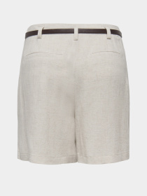 Шорты Only SIESTA HW BELT LIN BL SHORTS модель 15367413_Moonbeam Фото