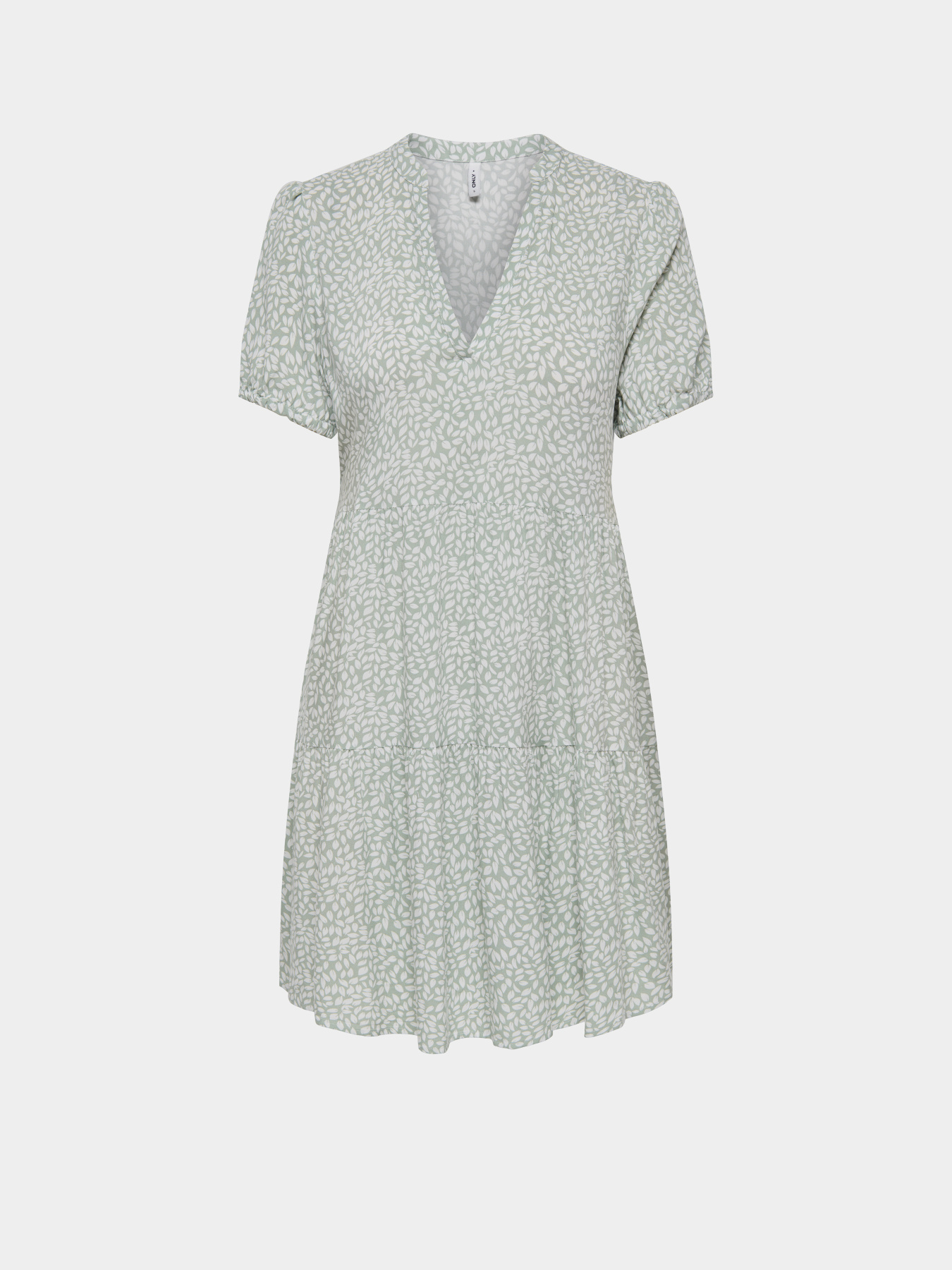 Платья Only NOVA LIFE VIS S/S THEA DRESS модель 15222215_Jadeite 724 Coffee leaf Фото