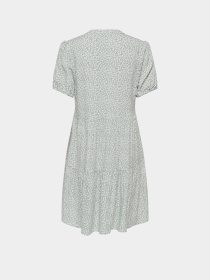 Платья Only NOVA LIFE VIS S/S THEA DRESS модель 15222215_Jadeite 724 Coffee leaf Фото