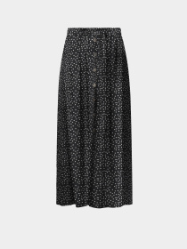Юбки Only NOVA LIFE VIS BUTTON SKIRT модель 15222223_Black 722 Cool dots Фото