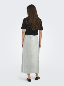 Юбки Only NOVA LIFE VIS BUTTON SKIRT модель 15222223_Jadeite 724 Coffee leaf Фото