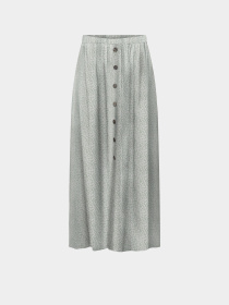 Юбки Only NOVA LIFE VIS BUTTON SKIRT модель 15222223_Jadeite 724 Coffee leaf Фото