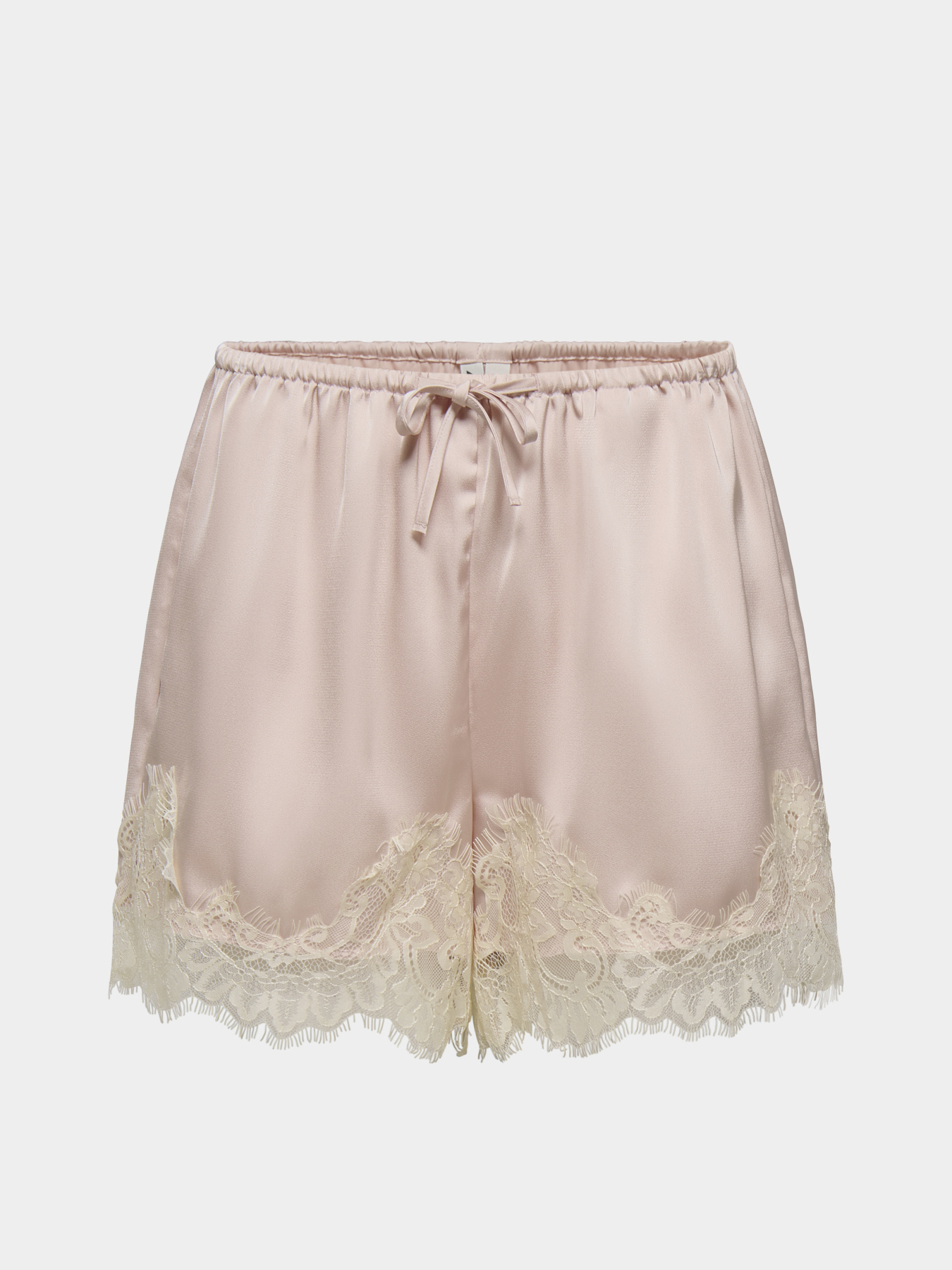 Шорты Only MENUS LACE SATIN SHORTS модель 15385146_Lotus CREAM LACE Фото