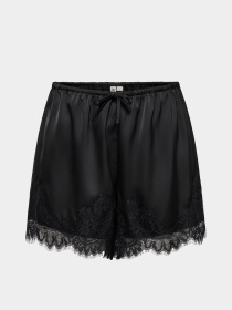 Шорты Only MENUS LACE SATIN SHORTS модель 15385146_Black BLACK LACE Фото