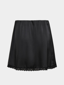 Юбки Only MENUS LACE SATIN SHORT SKIRT модель 15385148_Black BLACK LACE Фото