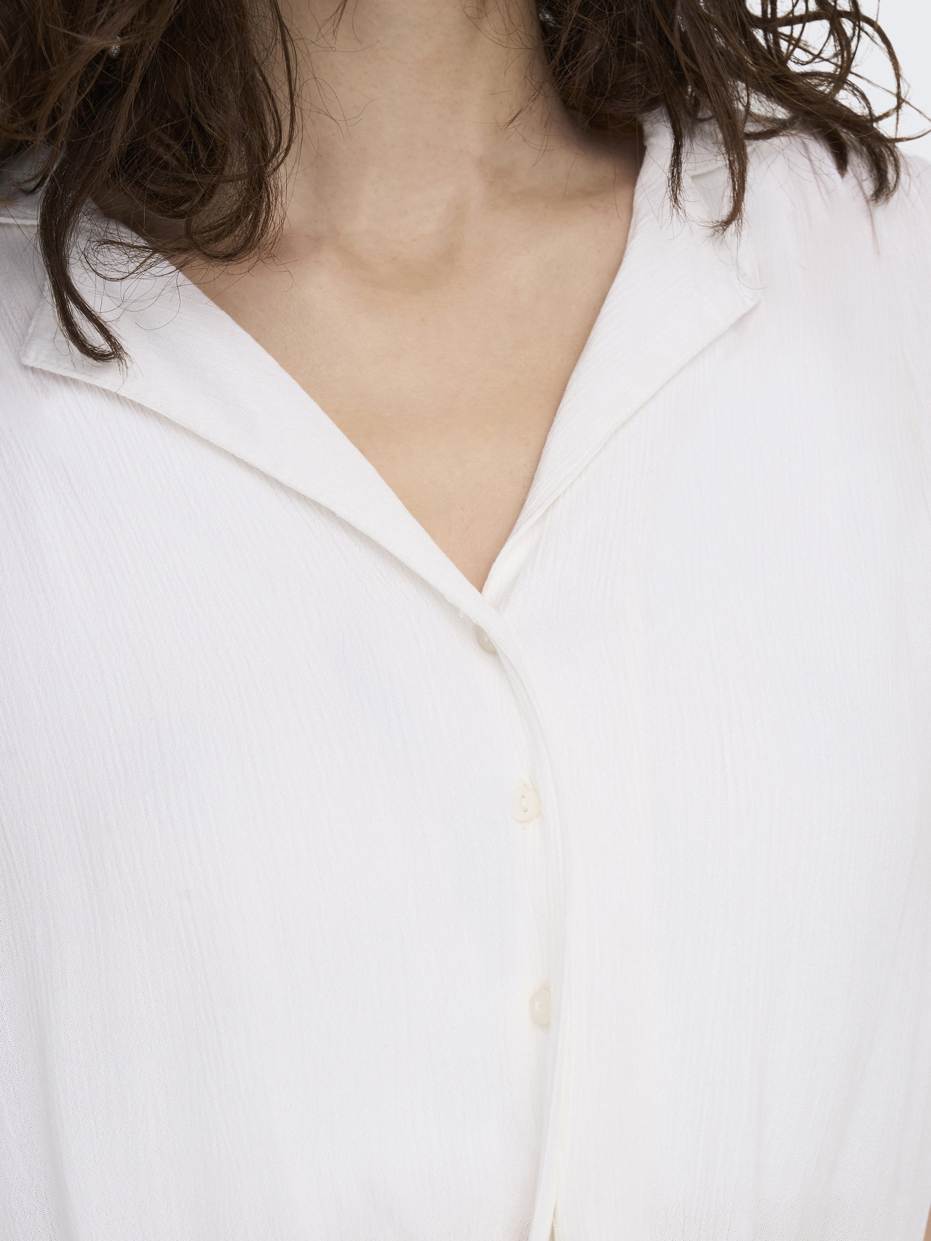 Рубашки Only PAULA LIFE S/S TIE SHIRT модель 15281497_White Фото