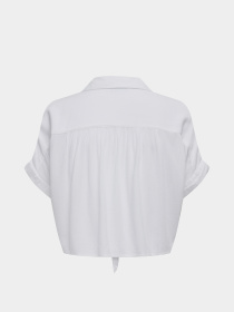 Рубашки Only PAULA LIFE S/S TIE SHIRT модель 15281497_White Фото