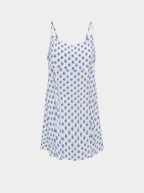 Платья Only LIANA LIFE STRAP SHORT DRESS модель 15375233_Cloud Dancer BLUE DITSY Фото