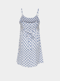 Платья Only LIANA LIFE STRAP SHORT DRESS модель 15375233_Cloud Dancer BLUE DITSY Фото