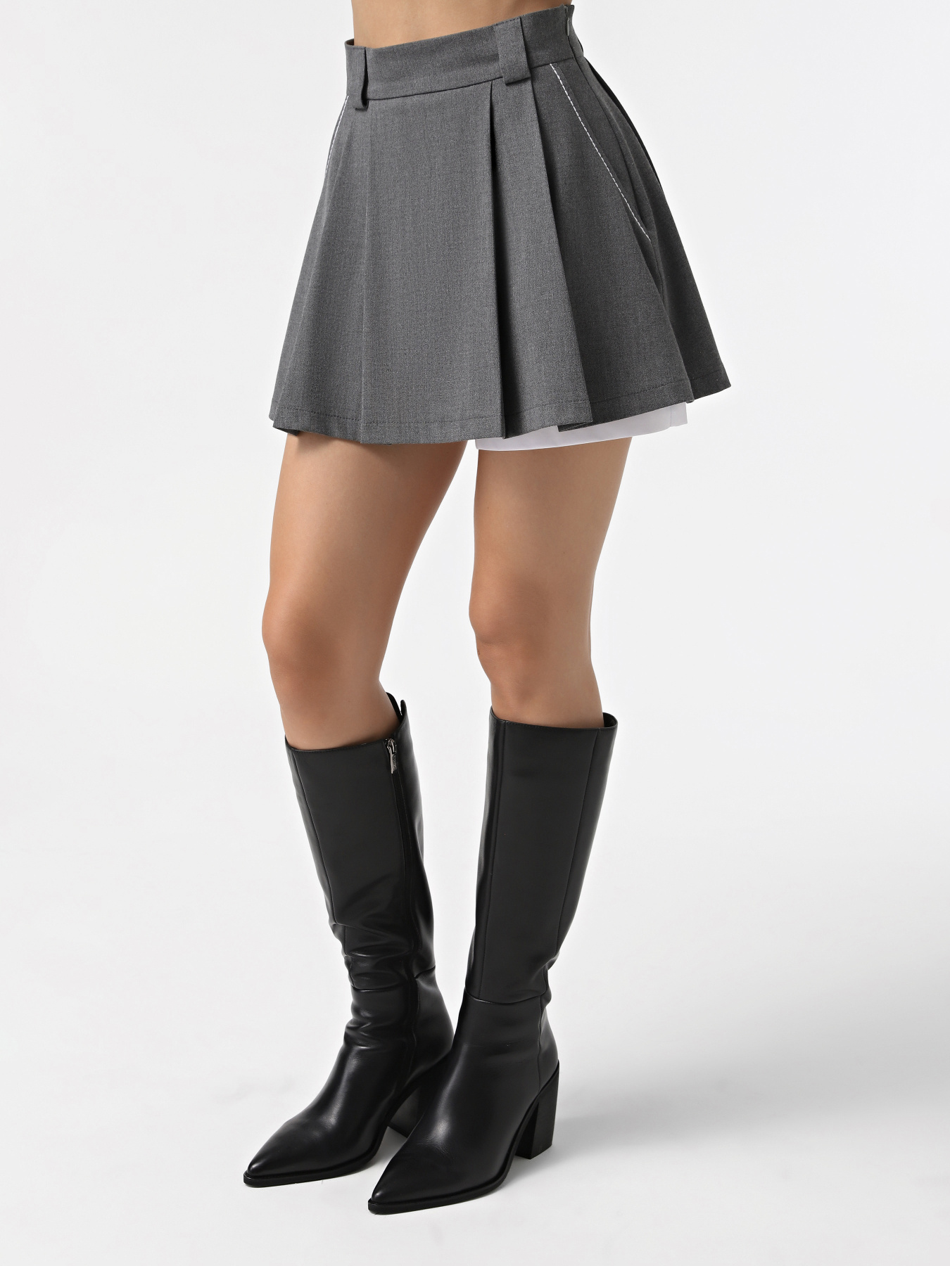 Юбка-шорты ONE BY ONE x INTERTOP модель 00000029853 Фото