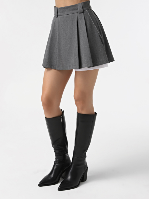 Юбка-шорты ONE BY ONE x INTERTOP модель 00000029853 Фото