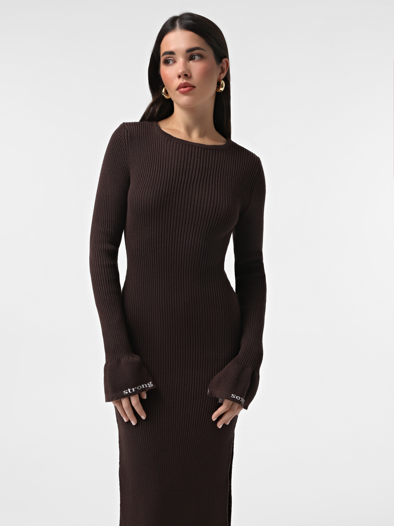 Платье макси ONE BY ONE x INTERTOP модель 00000030214 Фото