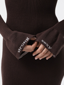 Платье макси ONE BY ONE x INTERTOP модель 00000030214 Фото