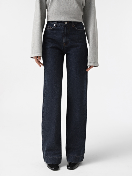 Прямые джинсы ONE BY ONE x INTERTOP модель 00000031010 Фото