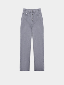 Прямые джинсы ONE BY ONE x INTERTOP модель 00000031120 Фото