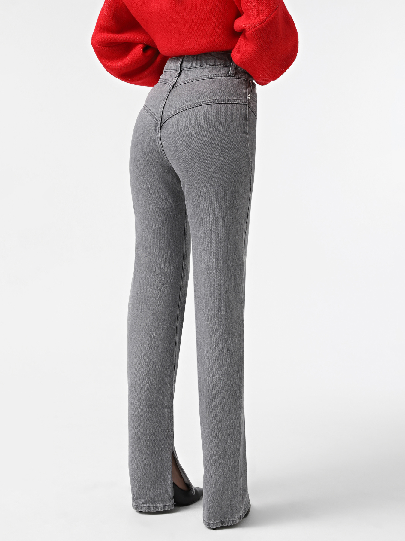 Прямі джинси ONE BY ONE x INTERTOP модель 00000031120 Фото