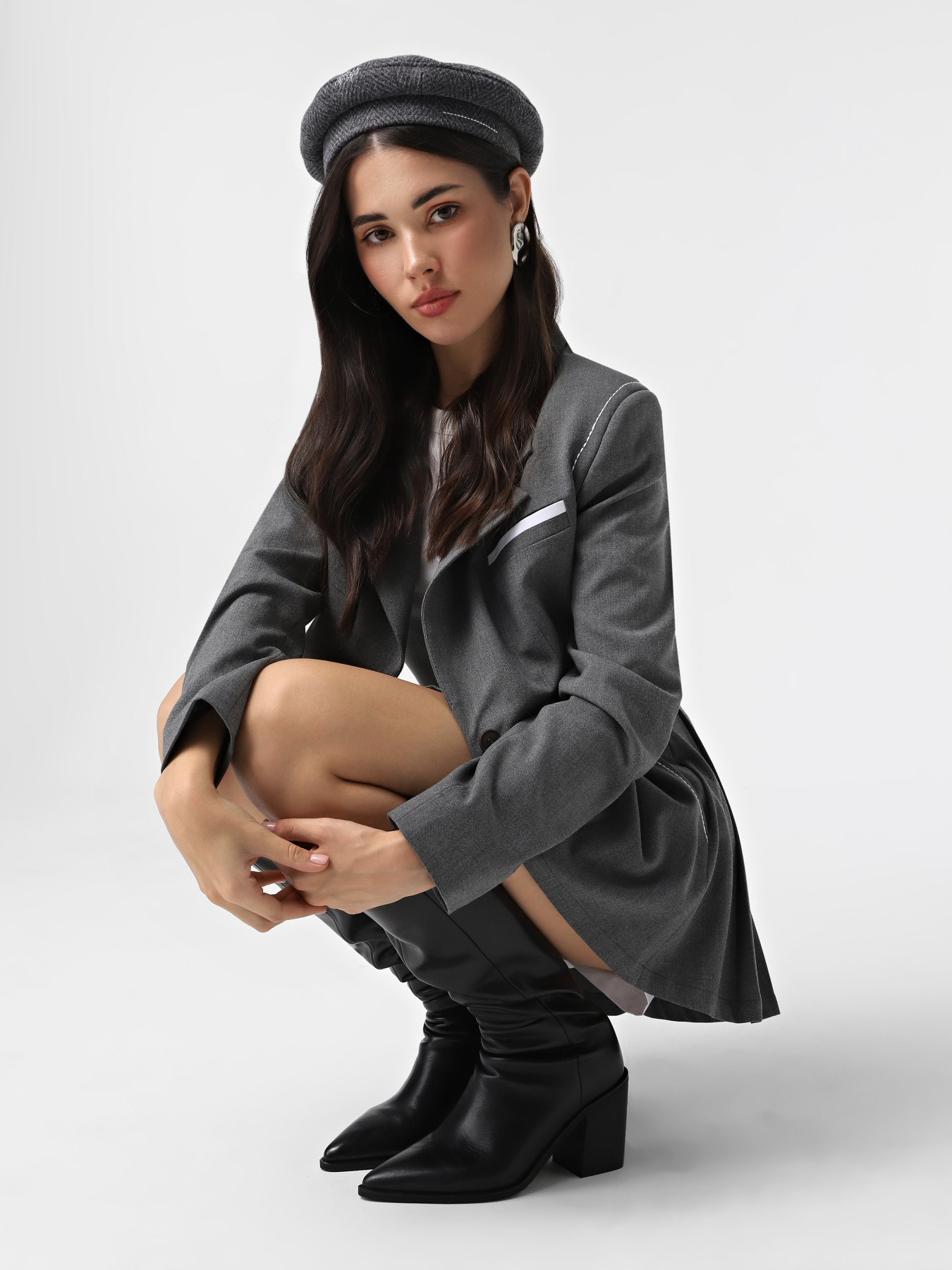 Берет ONE BY ONE x INTERTOP модель 00000029914 Фото