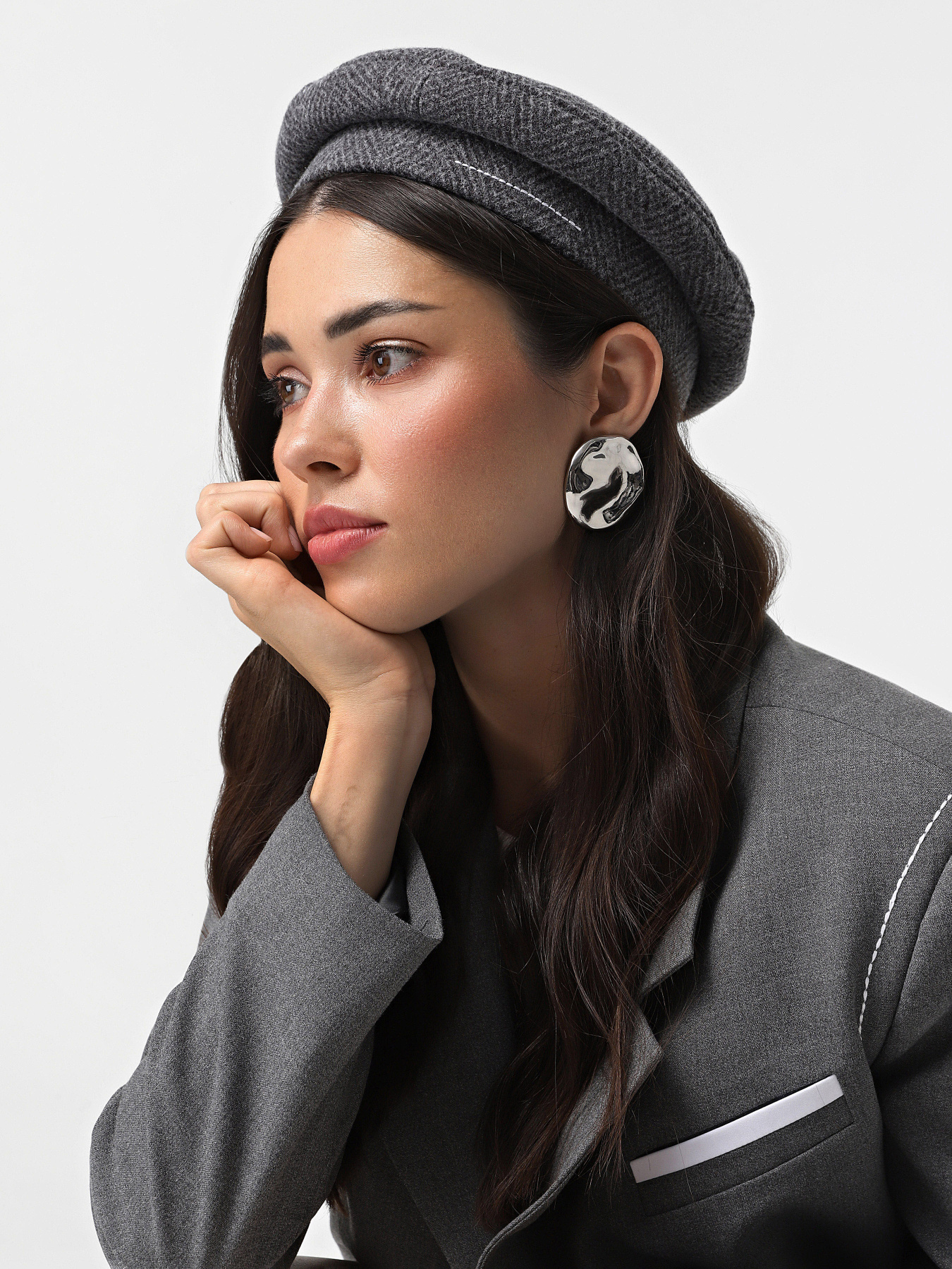 Берет ONE BY ONE x INTERTOP модель 00000029914 Фото