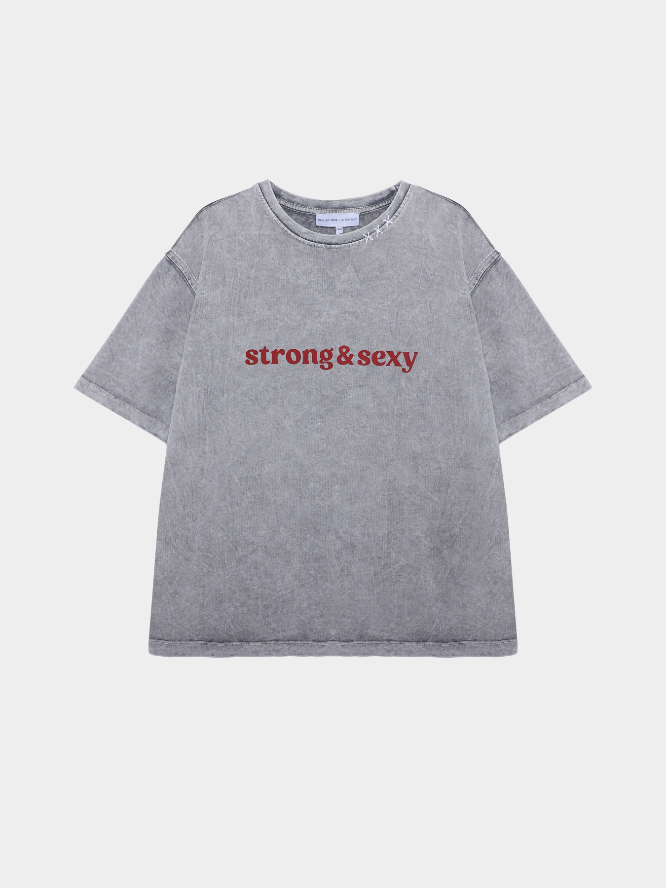 Футболка ONE BY ONE x INTERTOP модель 00000030130 Футболка ONE BY ONE x INTERTOP модель 00000030130 Фото