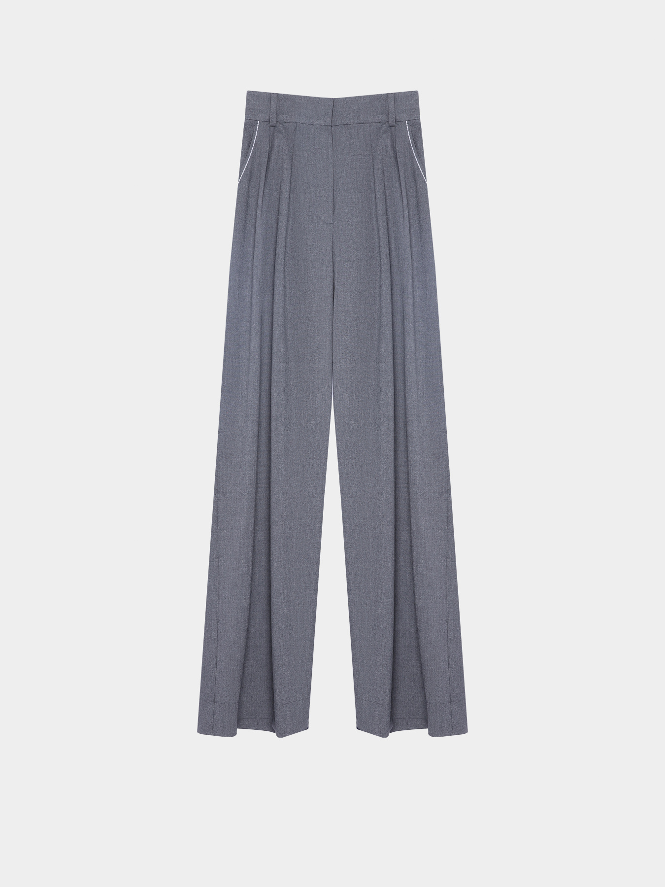 Брюки палаццо ONE BY ONE x INTERTOP модель 00000029653 Фото