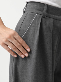 Брюки палаццо ONE BY ONE x INTERTOP модель 00000029653 Фото