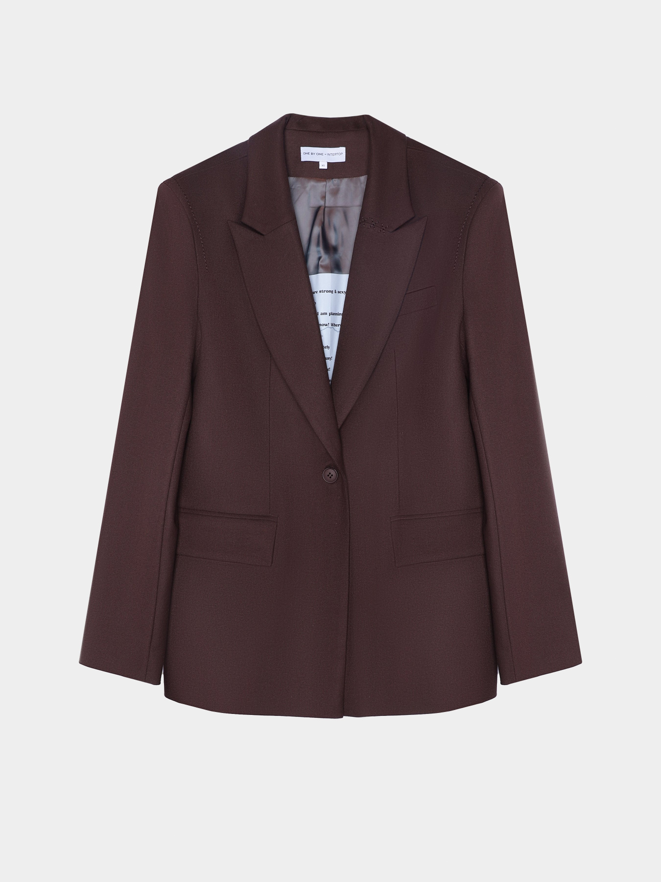 Піджак ONE BY ONE x INTERTOP модель 00000031167 Фото