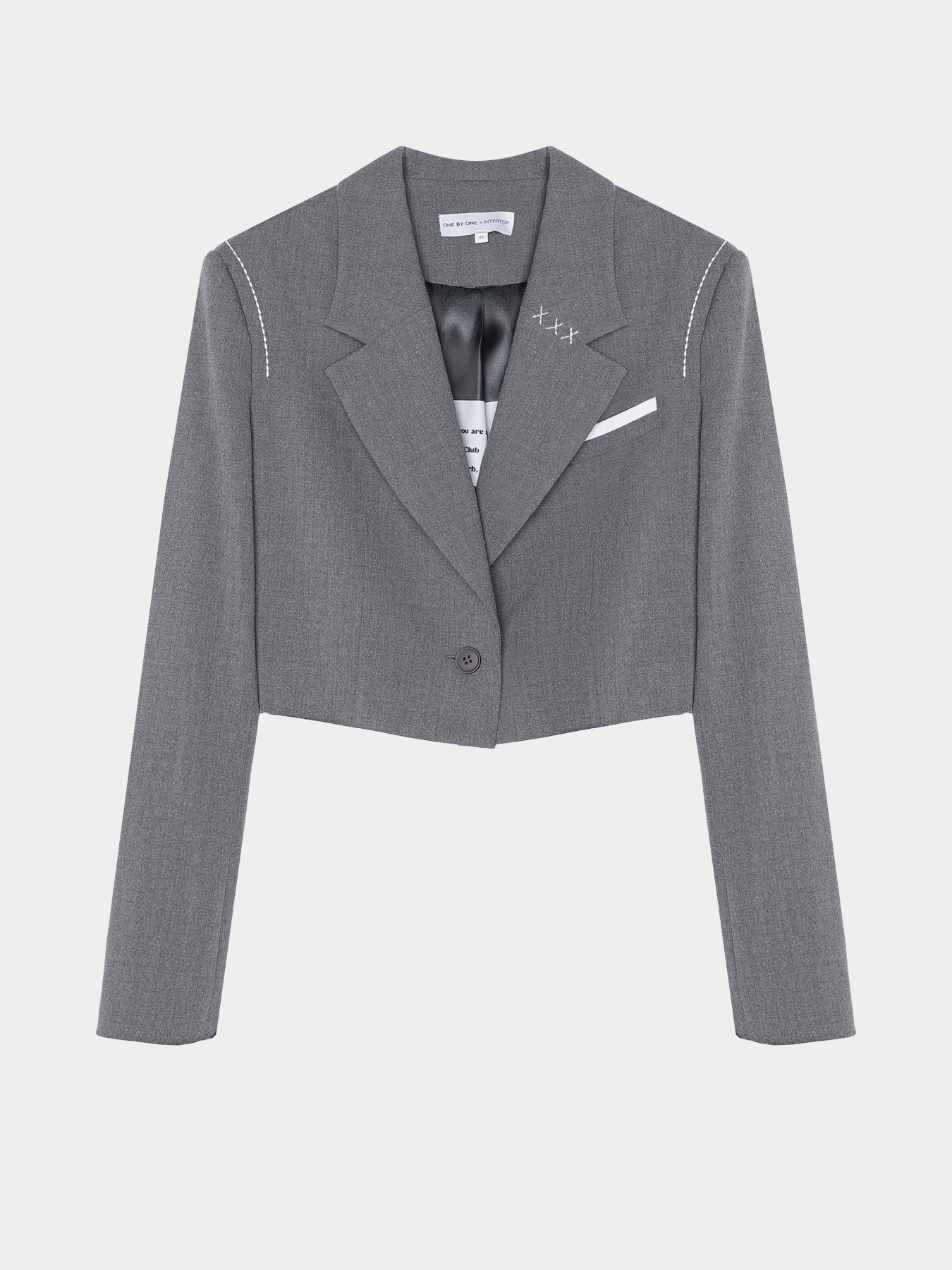 Піджак ONE BY ONE x INTERTOP модель 00000029675 Піджак ONE BY ONE x INTERTOP модель 00000029675 Фото