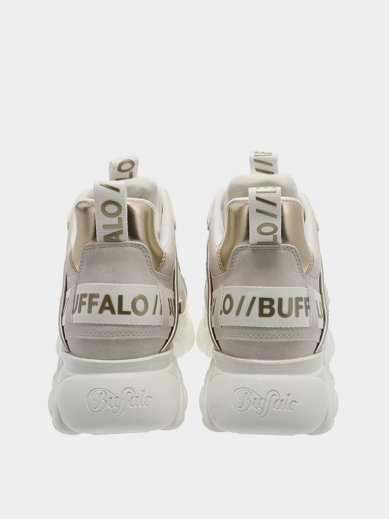 Кросівки повсякденні Buffalo модель 1630498-offwhite/gold Фото