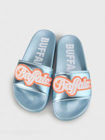 Шлепанцы Buffalo модель 1611029-blue metallic Фото