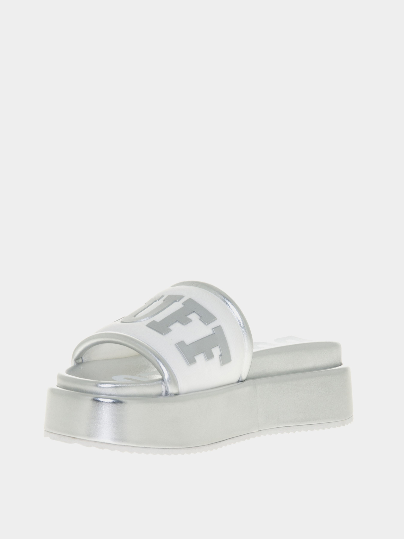 Шльопанці Buffalo модель 1602002-white silver Фото