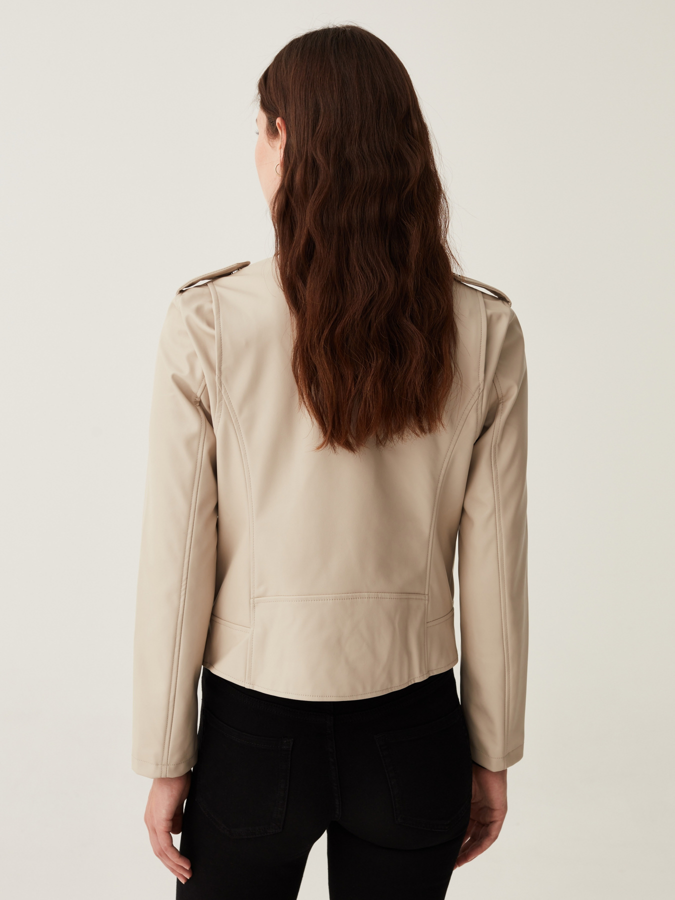 Куртка кожаная OVS модель 1810541 Фото