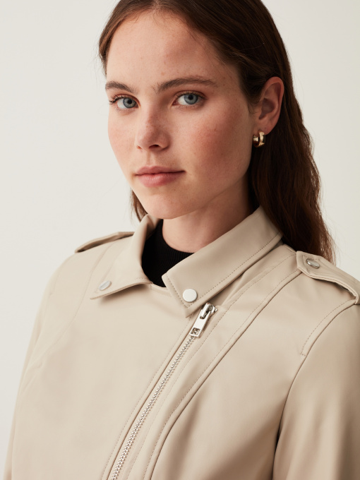 Куртка кожаная OVS модель 1810541 Фото