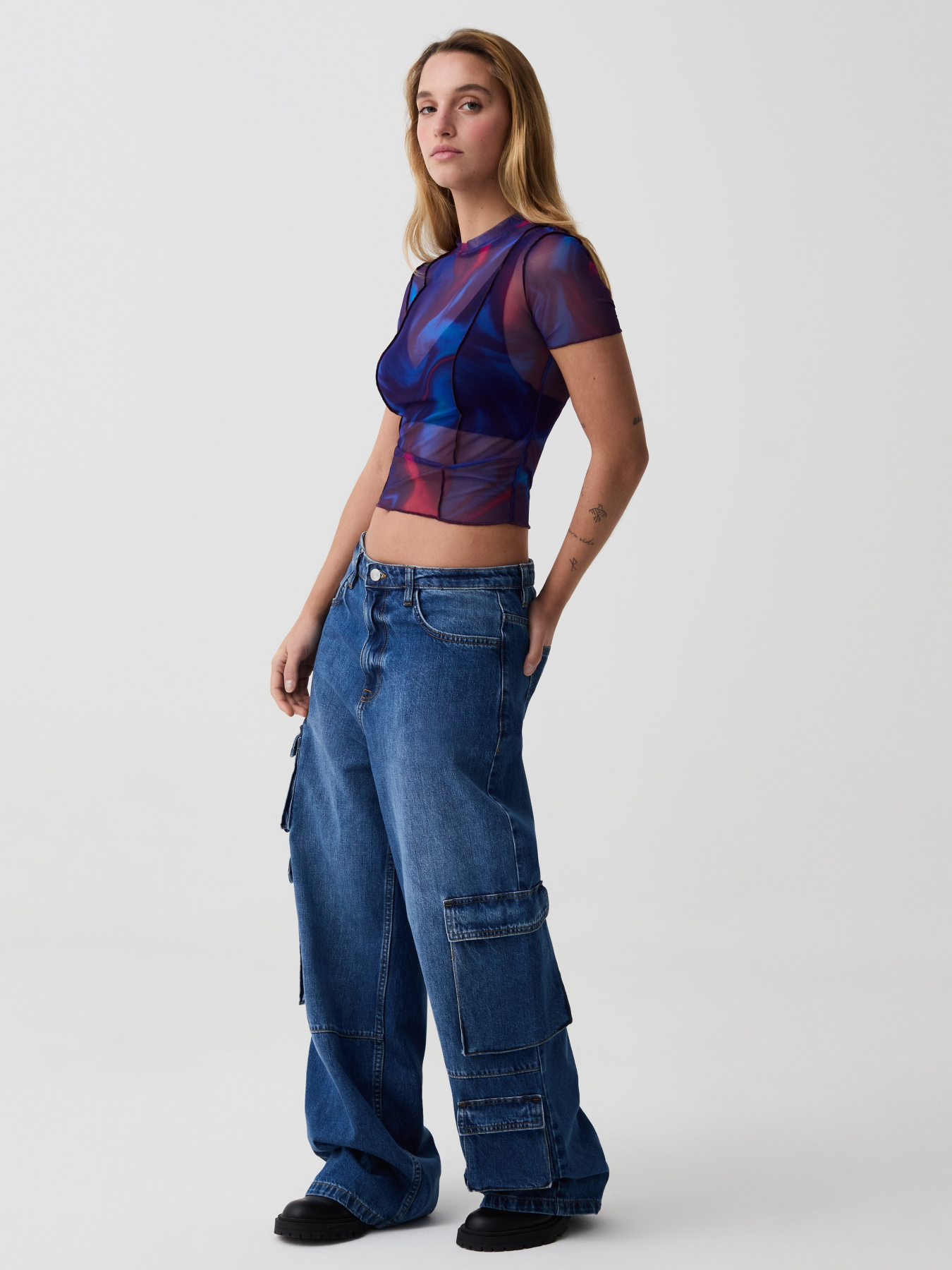 Широкі джинси OVS модель 1975685 Фото