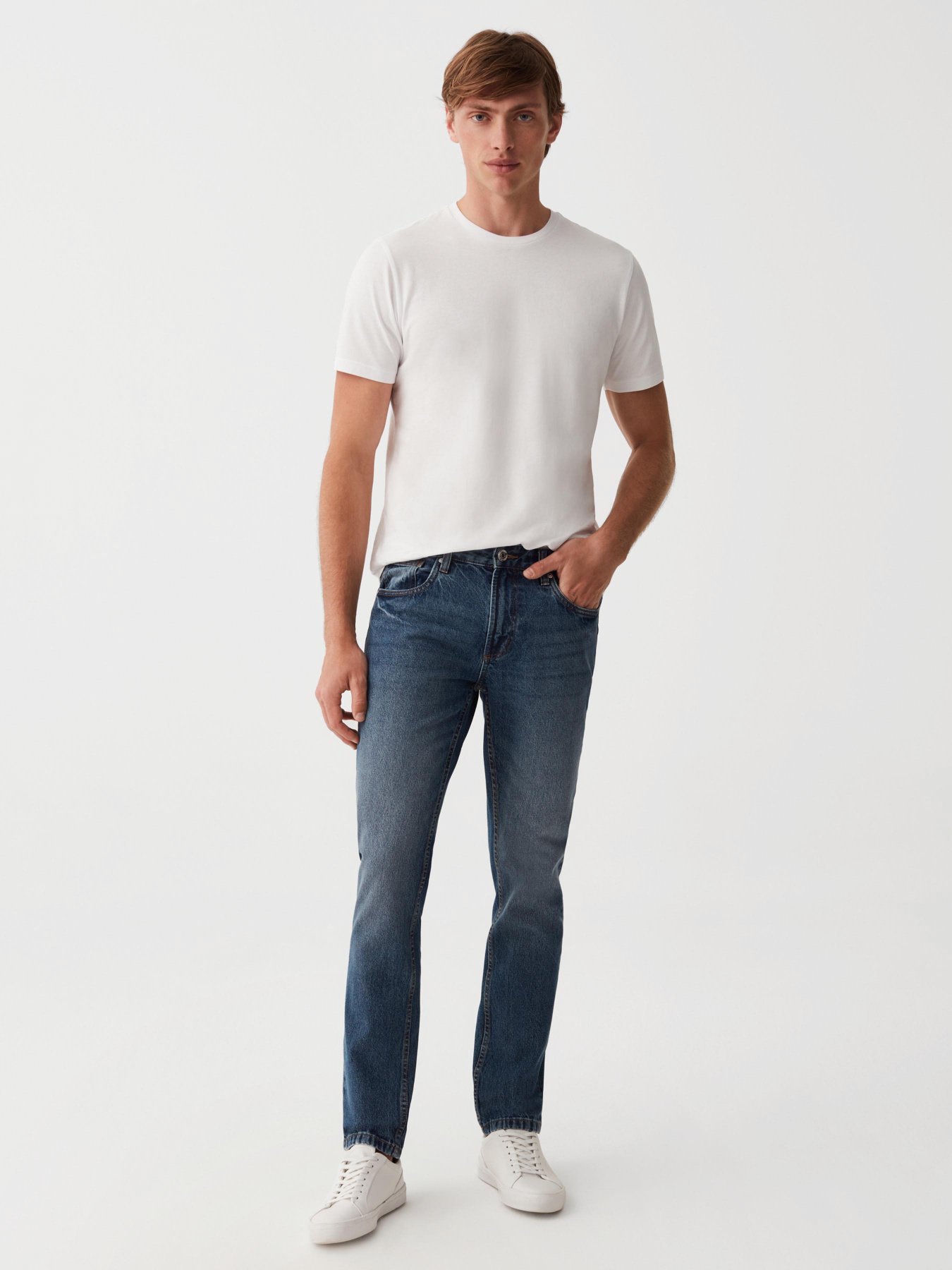 Зауженные джинсы OVS модель 1822946 Фото