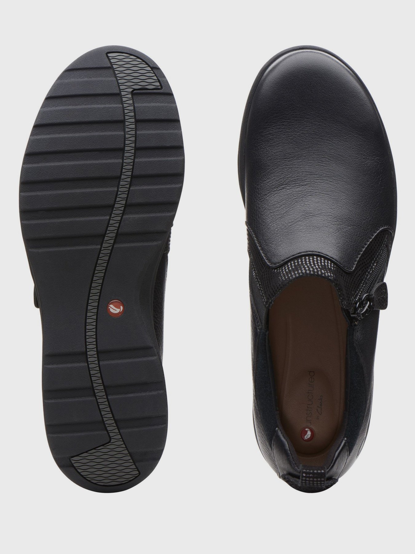 Напівчеревики Clarks Un Adorn Zip модель 26137017 Напівчеревики Clarks Un Adorn Zip модель 26137017 Фото